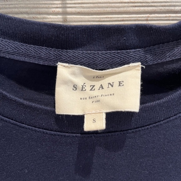 Sezane Conrad Tee Size S - Picture 3 of 3